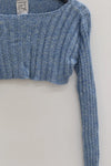BASERANGE Pullover KNMAP-CO-AU23 Blue Mix